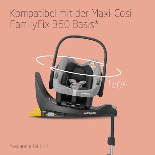 Maxi-Cosi Zelia S Trio 3-in-1 Complete Set, 0–4 Years, up to 22 kg, Foldable, Compact, Adjustable Baby Pram, with CabrioFix S i-Size Baby Seat, Accessories, Changing Bag, Grey - Meloni2