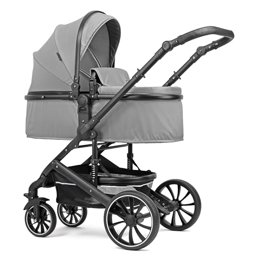 Pixini Nelio Kinderwagen Set 3in1 (dunkelgrau)
