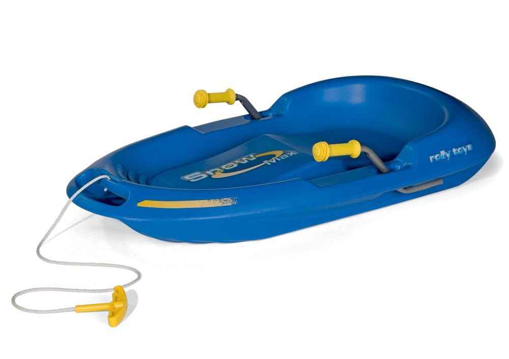 Rolly Toys rollySnow Max (Alter ab 3 Jahre, Farbe Rot, ergonomischer Sitz, mit zwei Bremsen, belastbar bis 100 kg) 200115