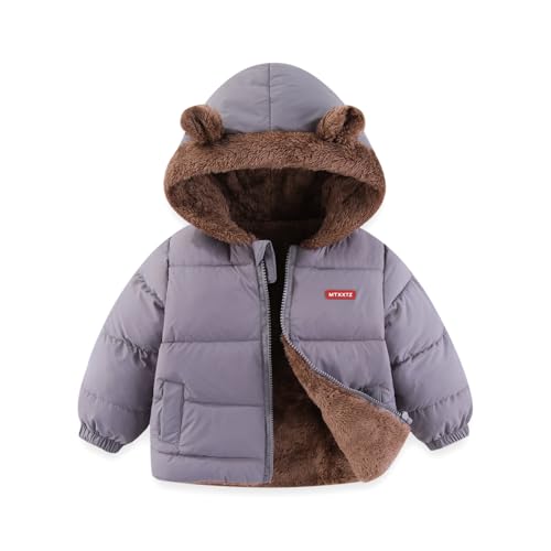 Baby Winter Fleece Coat Kids Boys Jacket Outwear Girls Padded Clothing