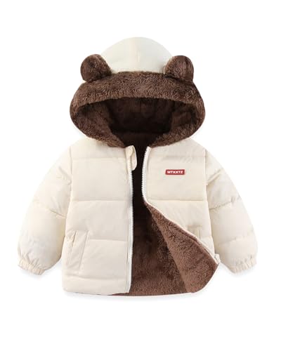 Baby Winter Fleece Coat Kids Boys Jacket Outwear Girls Padded Clothing