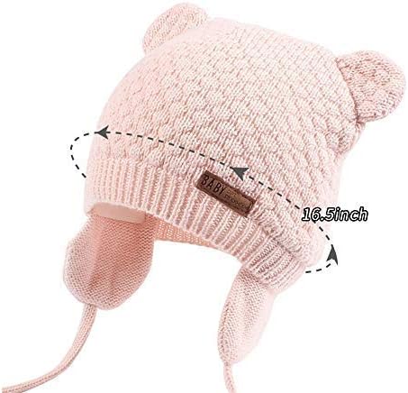 DRESHOW Unisex Baby Mütze Süßer Bär Kleinkind Earflap Beanie Warm für Herbst Wintermütze