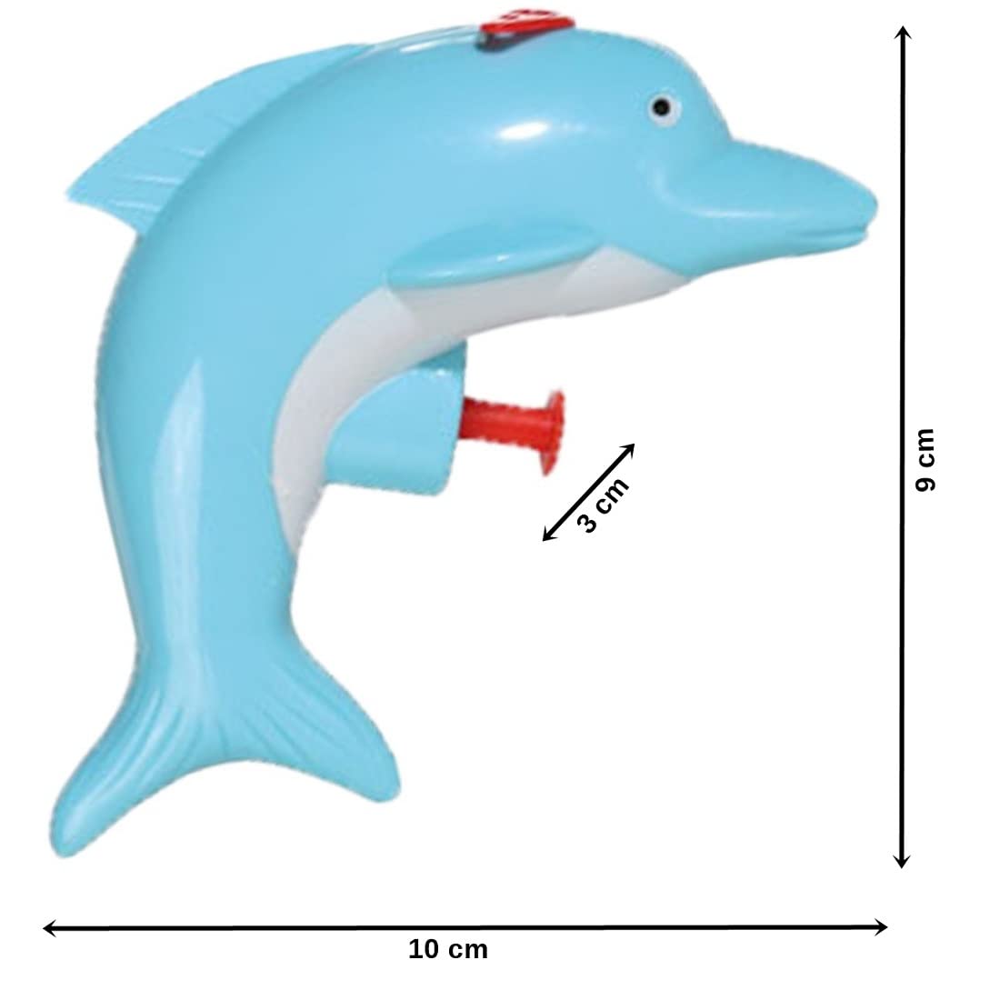 Bada Bing 4er Set Wasserpistole Tiere für Kinder Spritzpistole Kleinkind süß klein Kindgerecht Kindergeburtstag Geschenk Mitbringsel Spielzeug Wasserspritze Sommer Pelikan Elefant Delfin Krokodil 92
