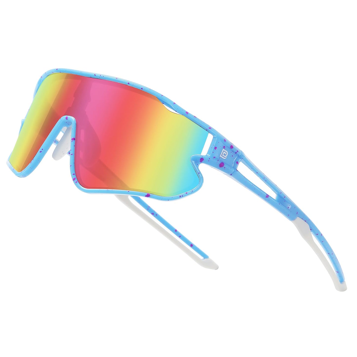 DUCO DK268 Children's Sunglasses Youth Baseball Sunglasses Lightweight TR90 Frame UV400 Sports Cycling Sunglasses for Boys Girls