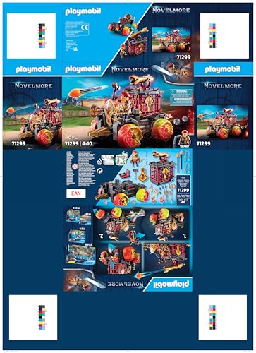 PLAYMOBIL Novelmore 71642 Arwynns Castle, Knight's Castle, Includes Three Knights and Numerous Accessories for Realistic Battles, Action-packed Toy for Children from 4 Years