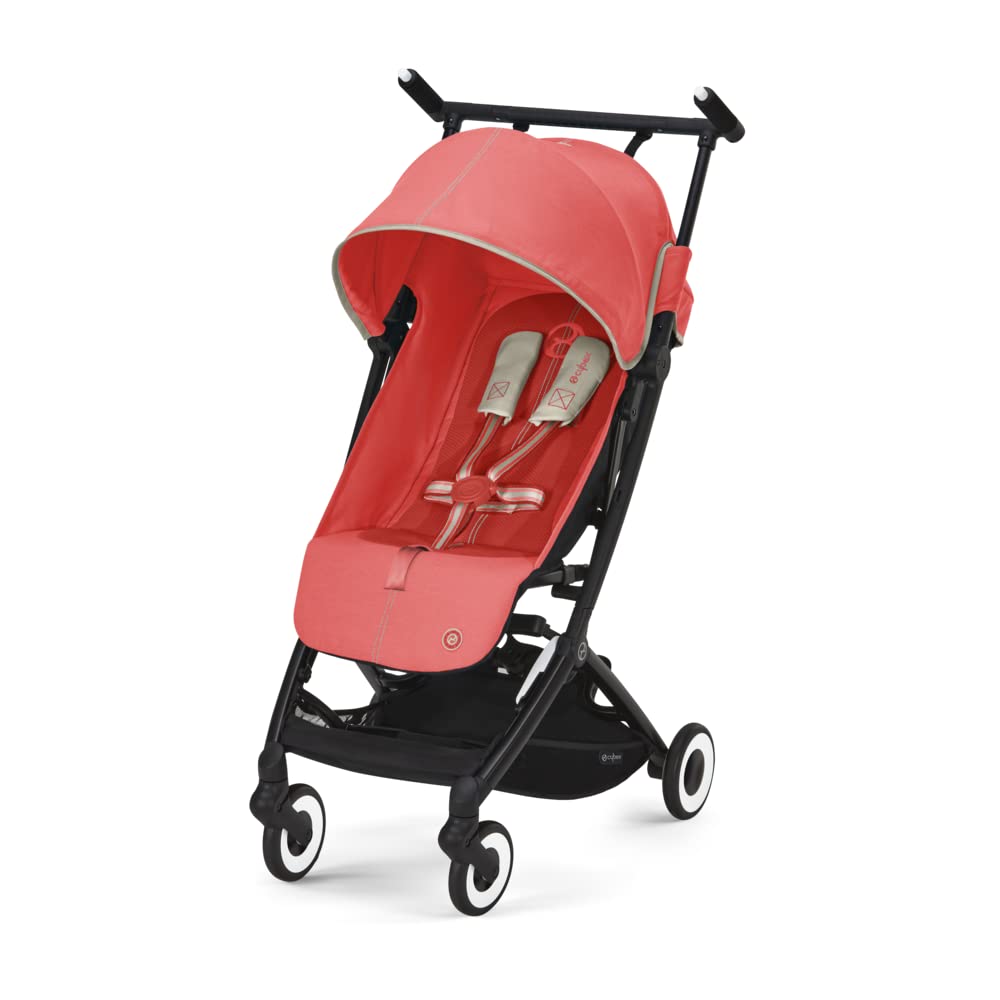 CYBEX Gold Pushchair Dragonfly with One-Pull Harness, From Approx. 6 Months to 4 Years (max. 22 kg), Ultralight (Only 6 kg), Fog Gray (Grey with Silver Frame)