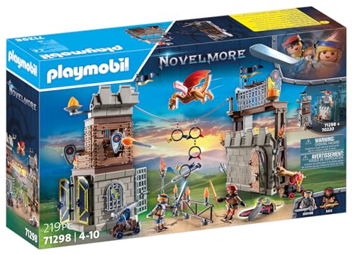 PLAYMOBIL Novelmore 71642 Arwynns Castle, Knight's Castle, Includes Three Knights and Numerous Accessories for Realistic Battles, Action-packed Toy for Children from 4 Years