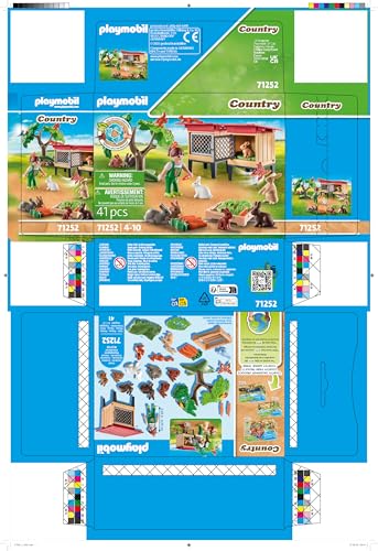 PLAYMOBIL | Country | Tierarzteinsatz bei den Eseln |Spielzeug für Kinder ab 4 Jahren | 71471