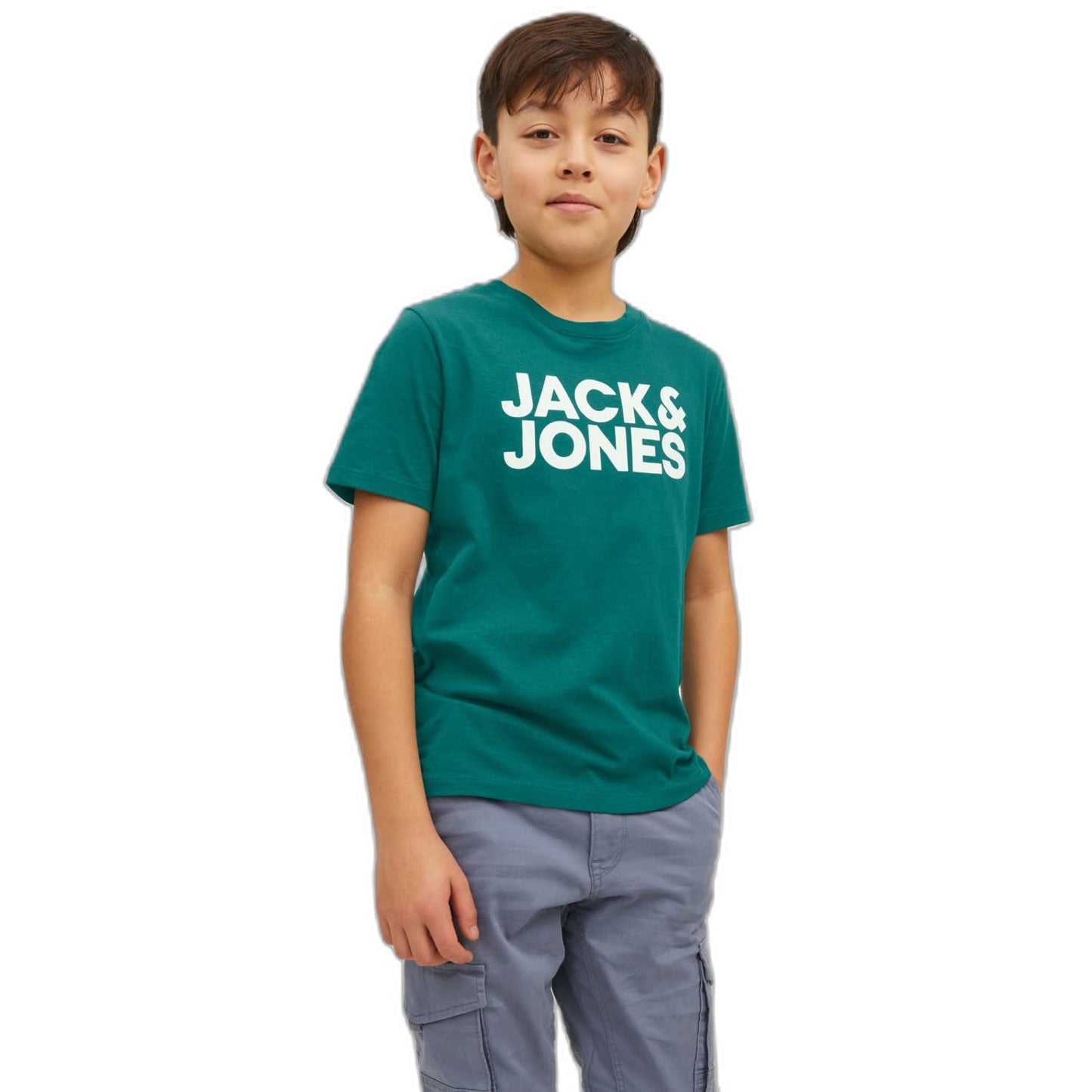 JACK & JONES Jungen Jjecorp Logo Tee Ss Crew Neck Noos Jr T-Shirt
