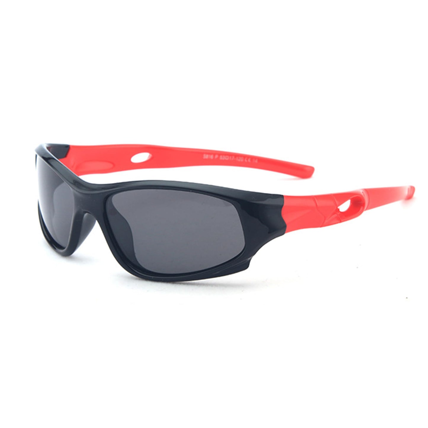 Sport-Sonnenbrille für Kinder, polarisiert, bruchsicher, für Jungen und Mädchen (3-12 Jahre) + Brillenbänder + Brillenetui