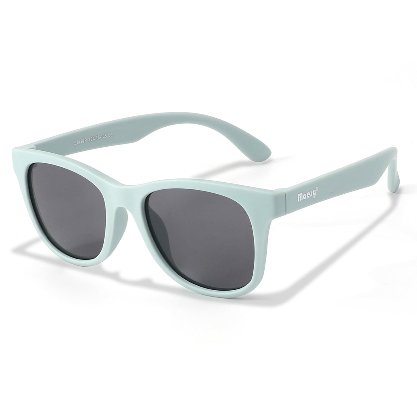 Maesy Yuki Children's Sunglasses for 6-12 Years, UV400 Polarised Protection, Flexible and Flexible Frame, Safe and Comfortable Sunglasses for Children