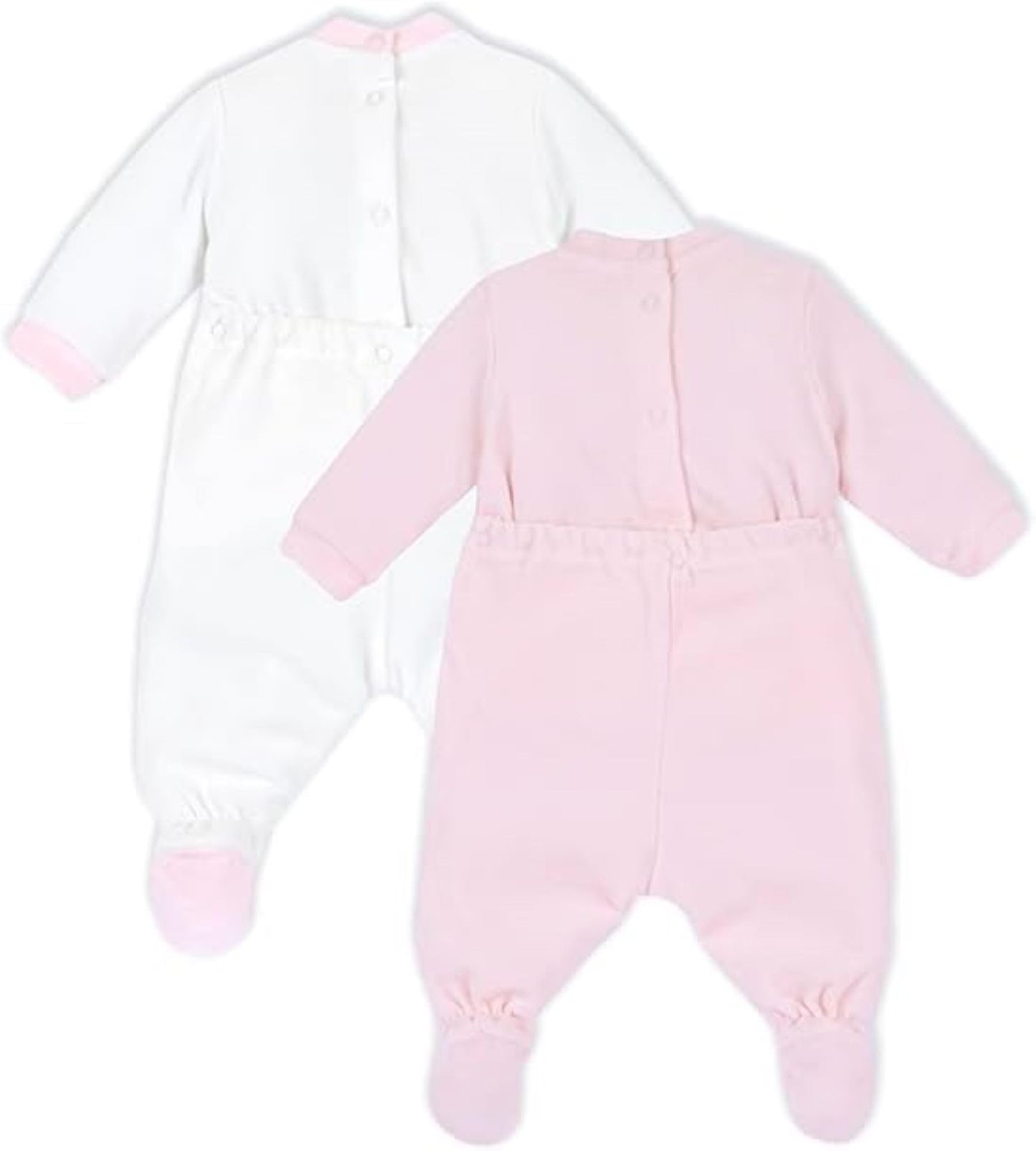 Chicco Unisex Baby Set of Chenille Rompers with Foot Winter Pajamas