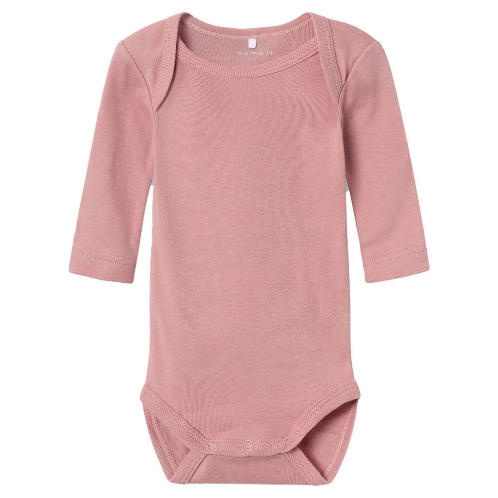 NAME IT Baby - Mädchen Nbfbody 2p Ls Buttercream Hearts Noos