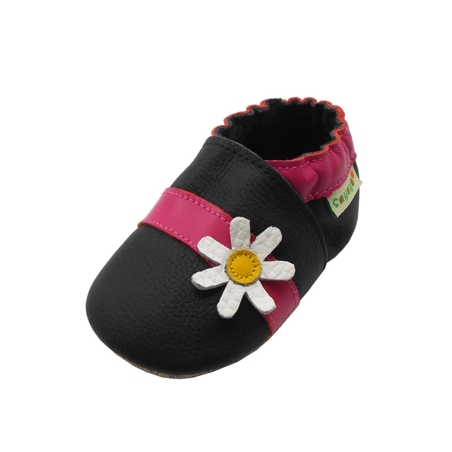 SAYOYO Weiche Leder Babyschuhe für das Laufen und Krabbeln