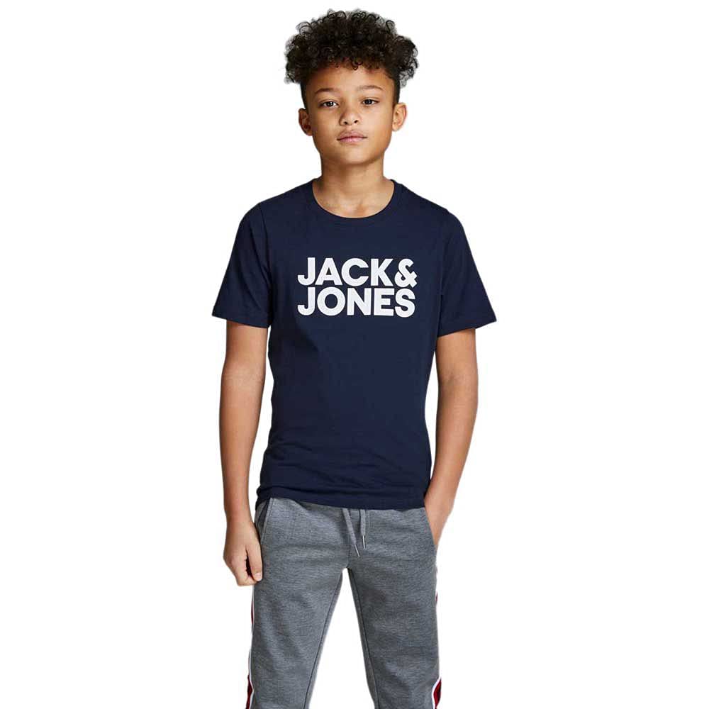 JACK & JONES Herren Jjecorp Logo Tee Ss Crew Neck Noos Jr T-Shirt