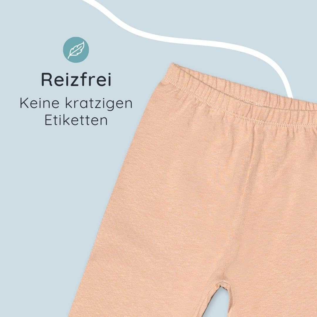 Bramble & Bear (3er-Pack) weiche Leggings für Babys und Kleinkinder – sanfte Unisex Leggings für 0-3 Jahre