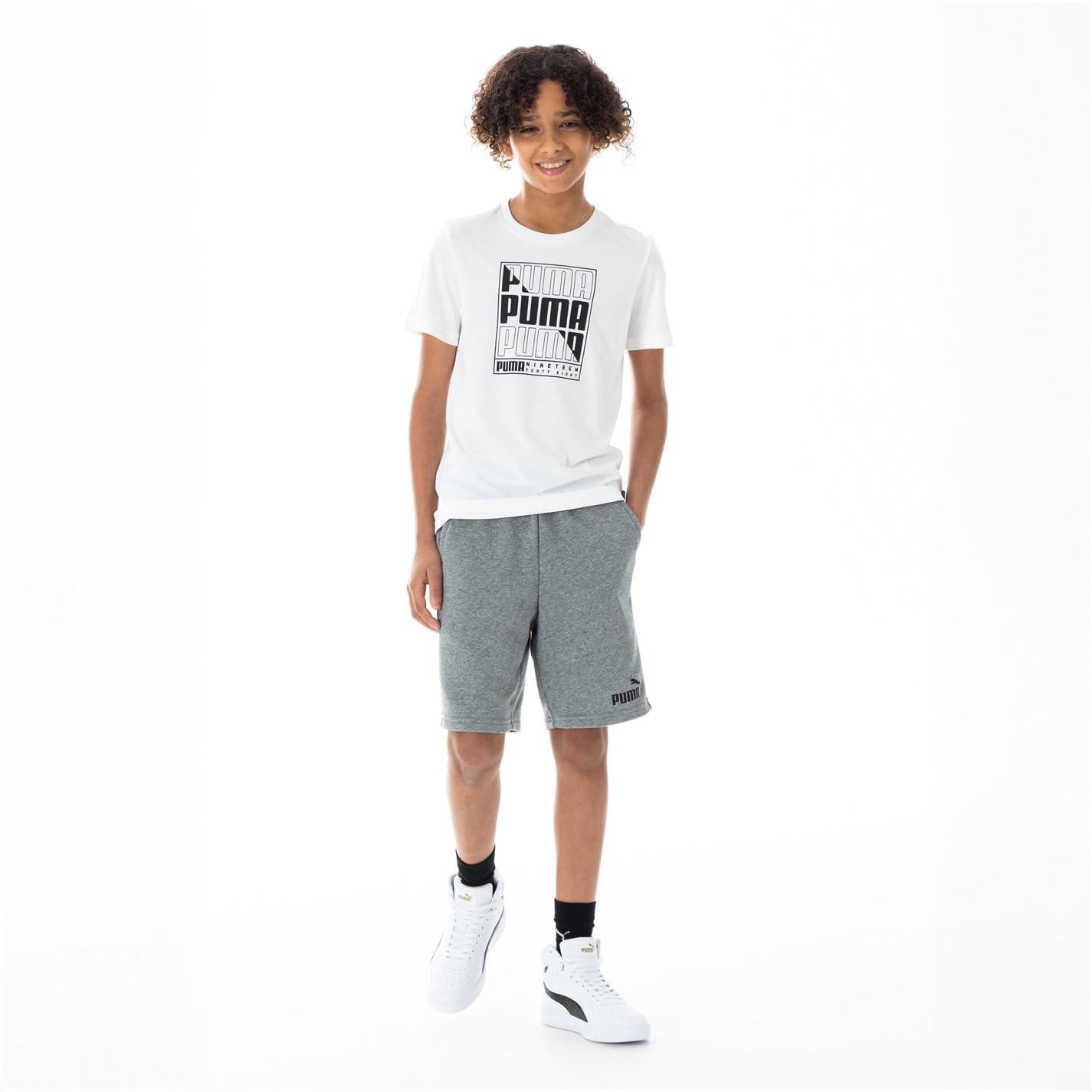 PUMA Jungen T-shirt ESS Logo Tee B