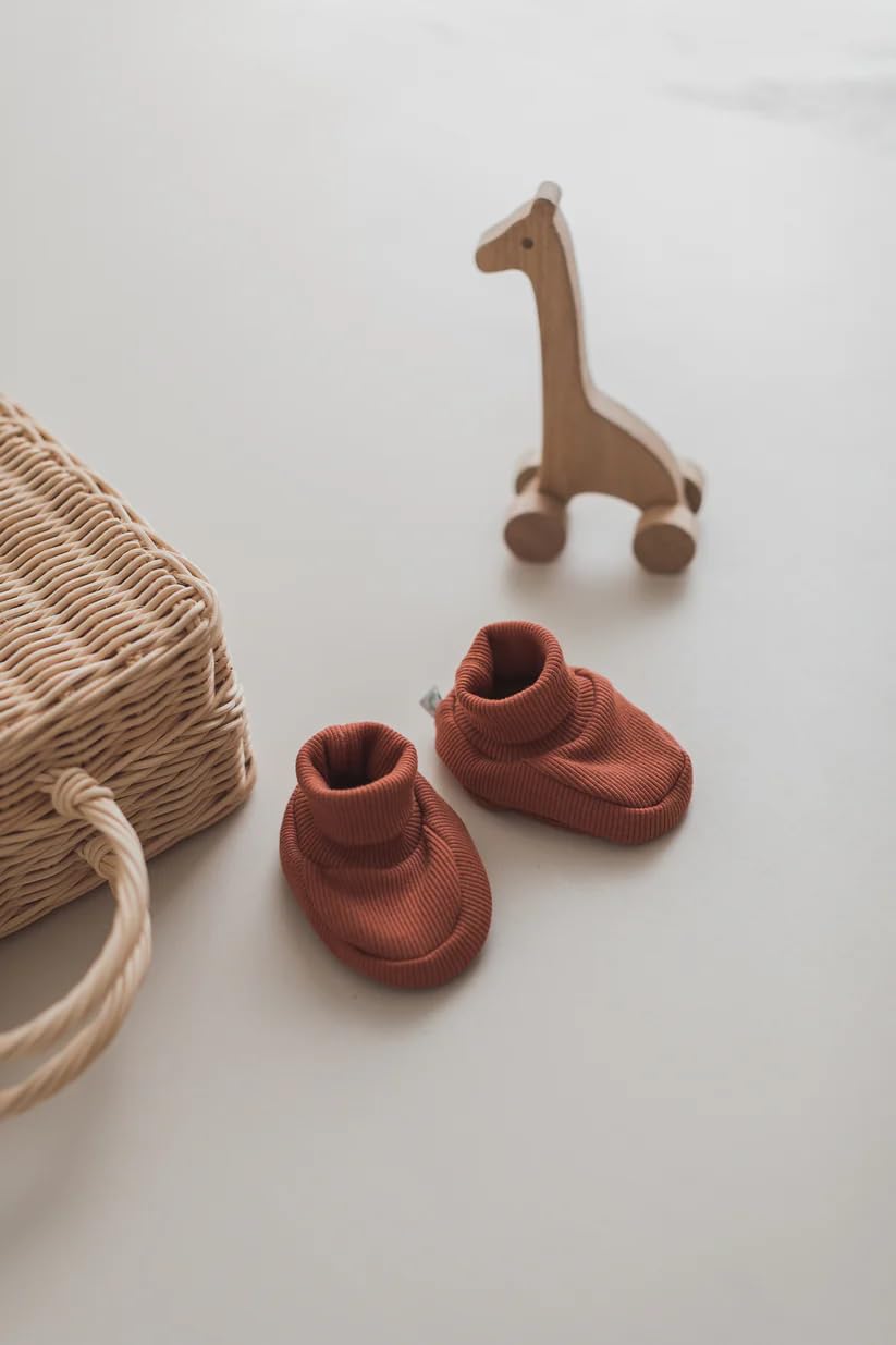 Generisch Baby Krabbel- Hausschuhe - Schuhe Neugeborene - Baumwolle - Diverse Farben - Mädchen - Jungs