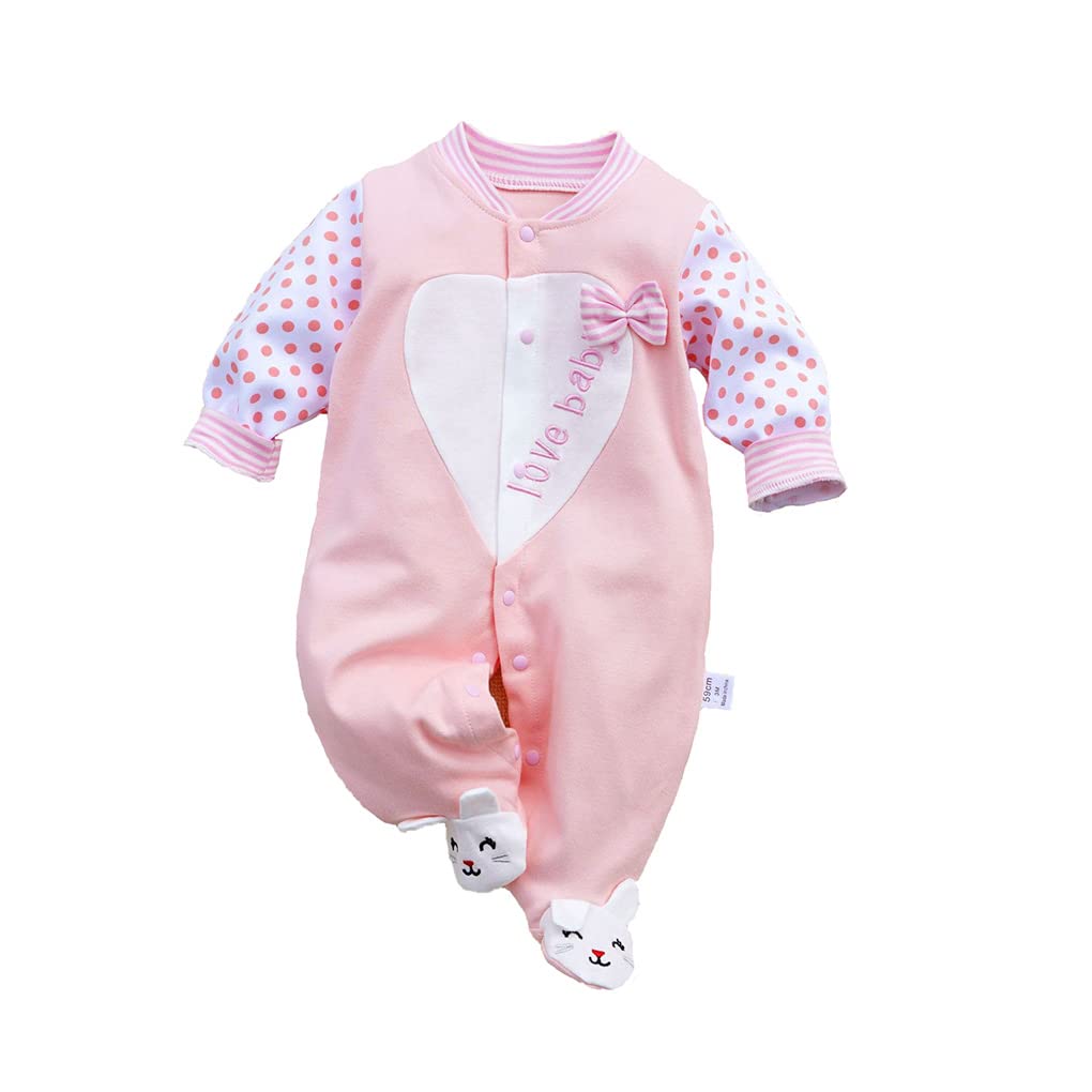 KIDDLETOWN Baby Pajamas, Rompers Newborns, Baby Sleep Rompers, Baby Rompers Long Sleeves, Baby Pajamas, Baby Clothes Girls, Baby Pajamas Cotton, Pajamas for Girls Young