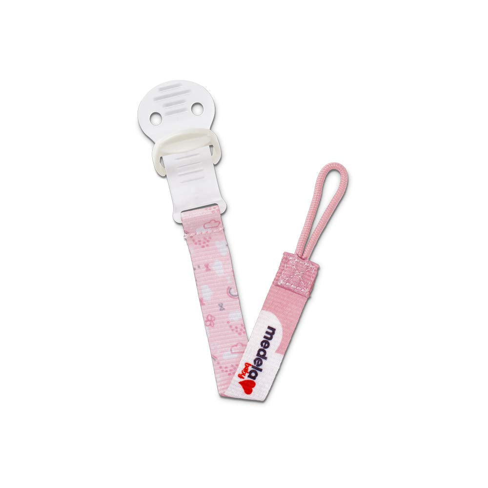 Medela Baby Schnullerkette mit Clip – Passend für fast alle Schnuller – 1 Stück