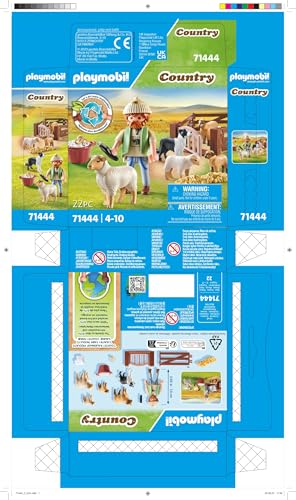 PLAYMOBIL | Country | Tierarzteinsatz bei den Eseln |Spielzeug für Kinder ab 4 Jahren | 71471