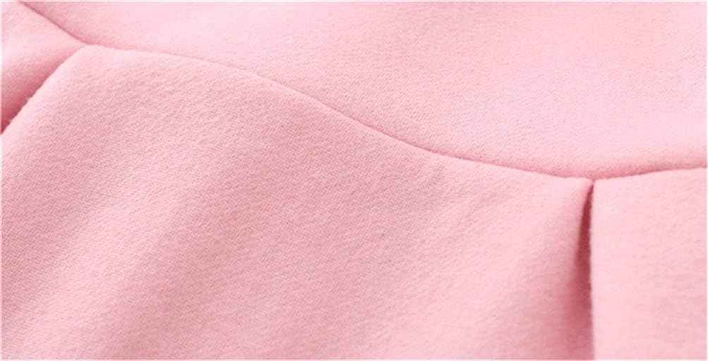 EDOTON Baby Girls' Cotton Coats Spring Autumn Winter Jackets with Hair Balls Rabbit Ear Toddler Warm Clothing