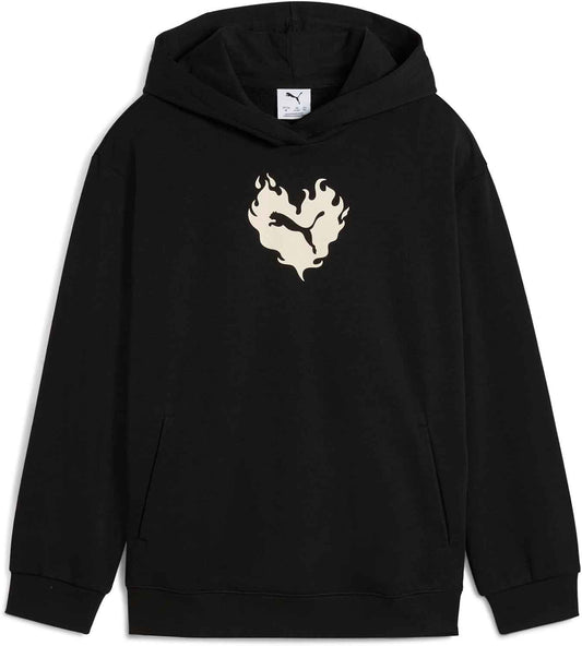PUMA Girls' Flaming Love Hoodie Tr G Hoodie (Pack of 1)