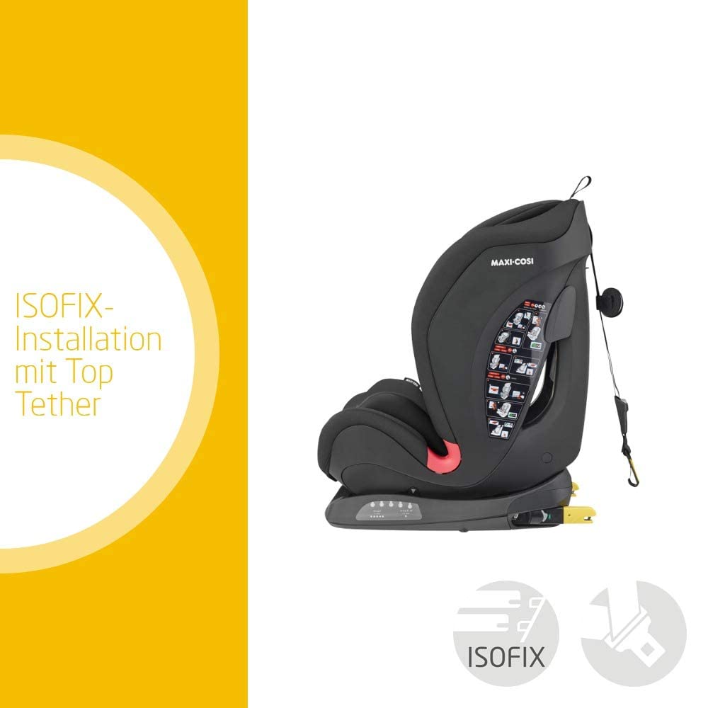 Maxi-Cosi Titan S i-Size, Child Car Seat, 15 months-12 years (76-150cm), ISOFIX Car Seat, 5 Recline Positions, 13 Headrest Positions, G-CELL Protection, 5-Point Safety Harness, Tonal Graphite - Meloni2