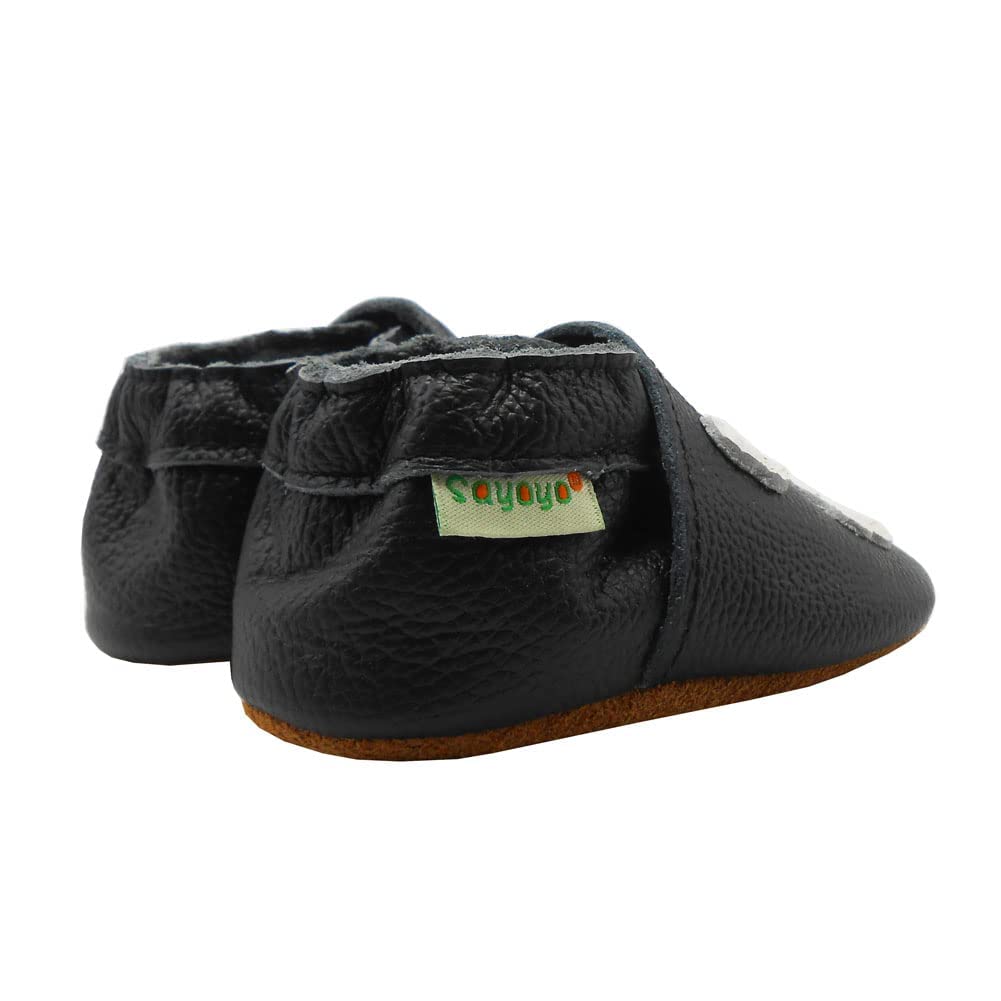 SAYOYO Weiche Leder Babyschuhe für das Laufen und Krabbeln