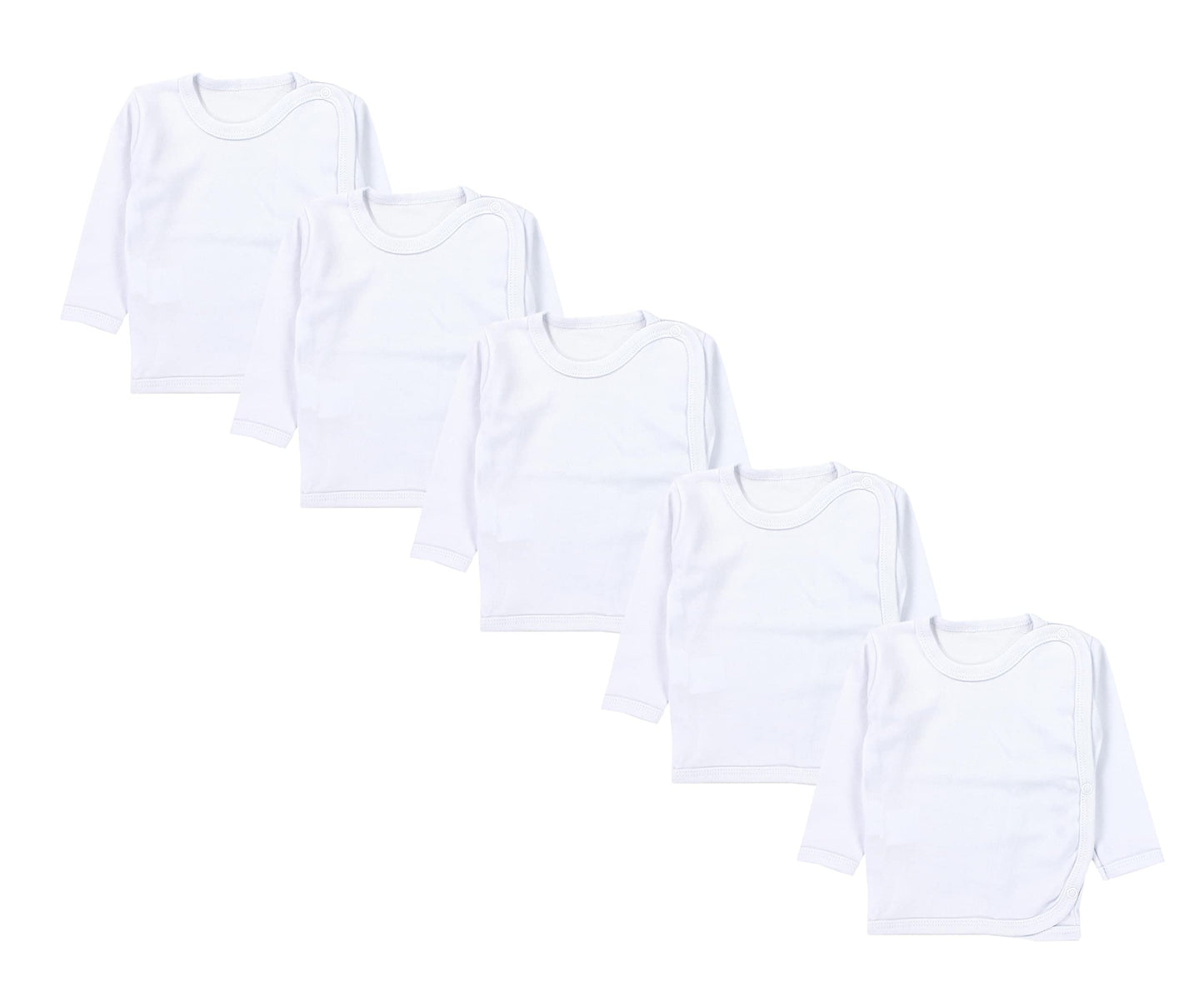TupTam Unisex Baby Wickelshirt Langarm 5er Pack