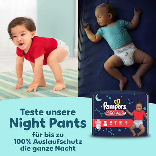 Pampers Premium Protection Pants Größe 4, 168 Windeln, 9kg-15kg, Mit 360° Passform und 2x breiteren Bündchen als vorher für unseren besten Komfort & Schutz