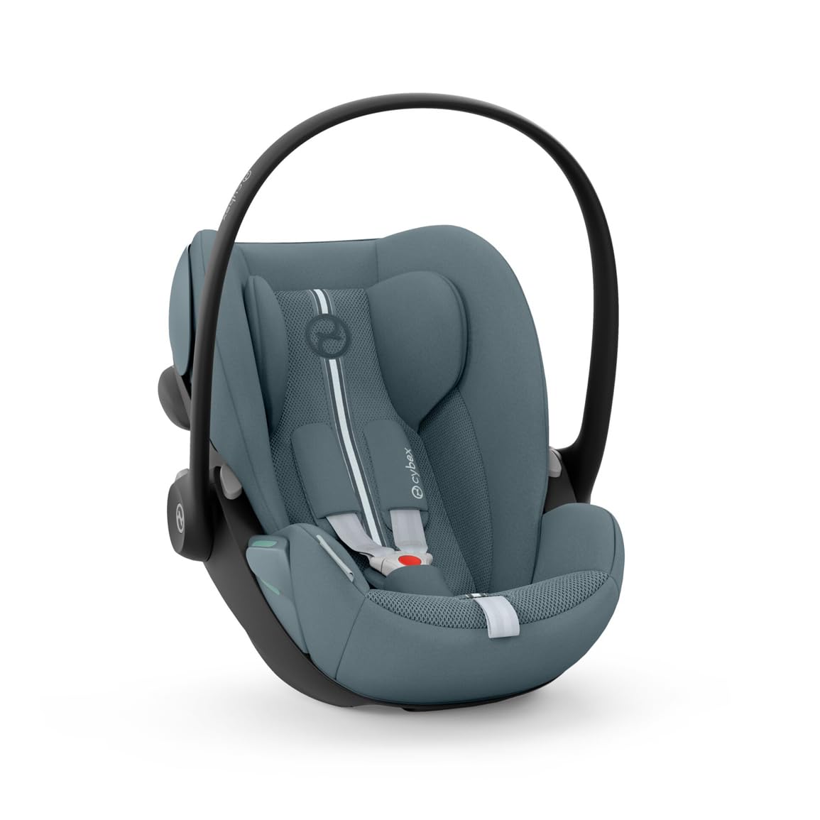 CYBEX Gold Babyschale Cloud G i-Size Comfort, Inkl. Neugeboreneneinlage, Ab Geburt bis ca. 24 Monate, Für Kinder ab 40 cm bis 87 cm, Max. 13 kg, Moon Black - Meloni2
