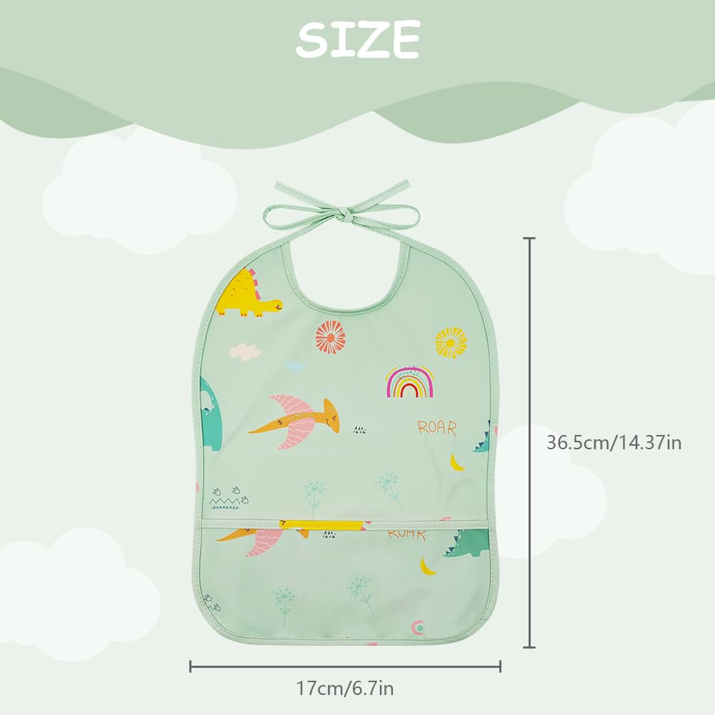 HOTUT Dirt-resistant baby bibs washable, baby bibs waterproof, baby eating bibs, baby bibs waterproof for eating, unisex baby bibs odor-resistant