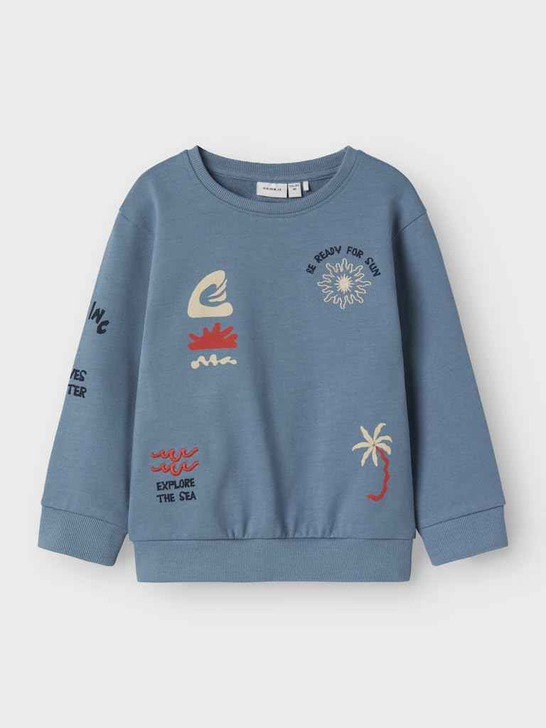 NAME IT Boys Nmmfesab LS Nreg Sweat Unb
