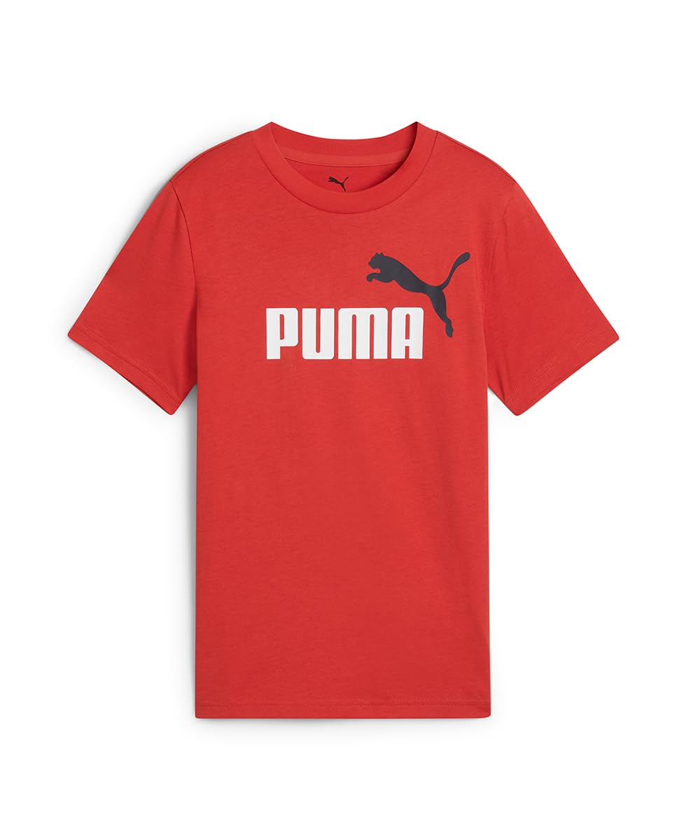 PUMA Jungen ESS 2 Color No.1 Logo Tee B T-Shirts (1er Pack)