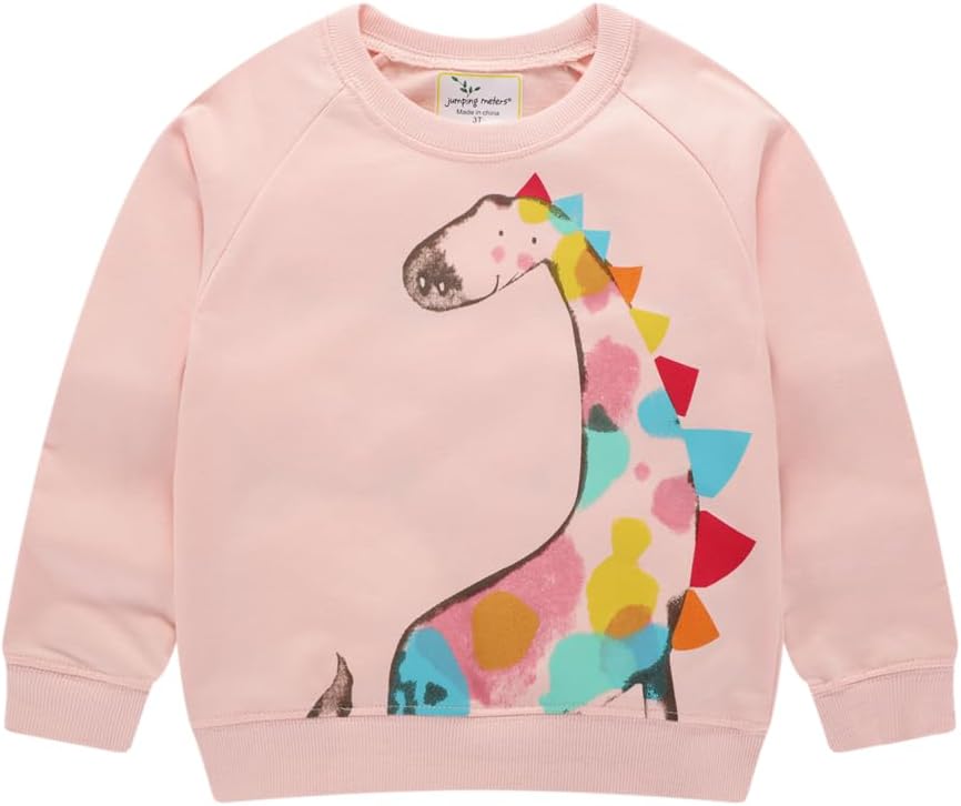 LitBud Mädchen Sweatshirts Einhorn Pullover für Kleinkind Kleidung Top Langarm Jumper Rundhals T Shirt Herbst Winter für Kinder Größe 1-7 Jahre