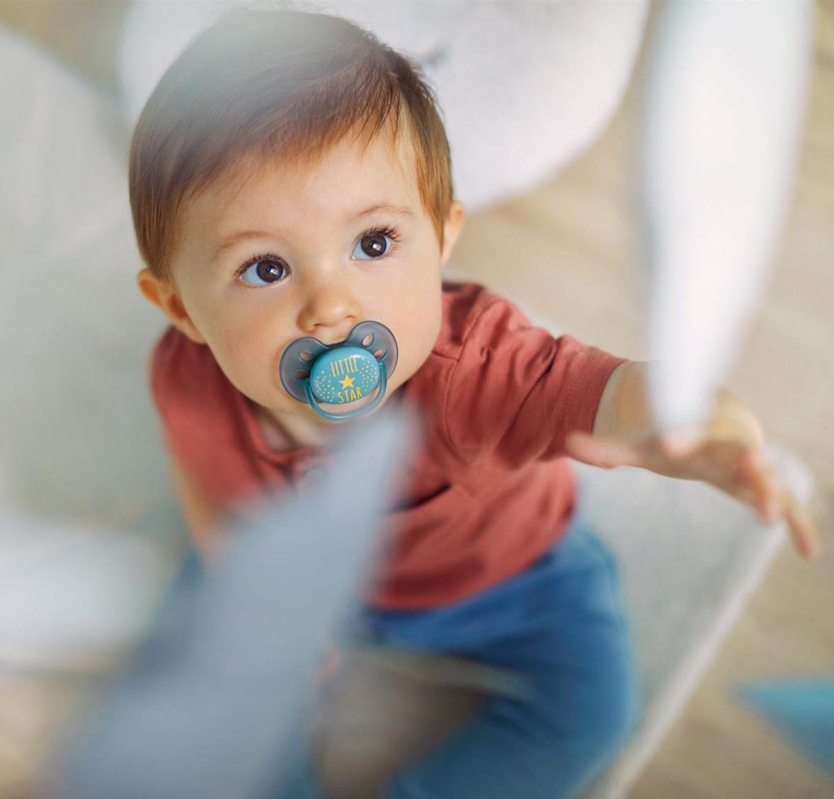 Philips Avent ultra soft Schnuller - 4er Pack, BPA-freier, extra weicher Schnuller für Babys von 0-6 Monaten, inklusive Transport- und Sterilisationsbox, (Modell SCF091/35) - Meloni2