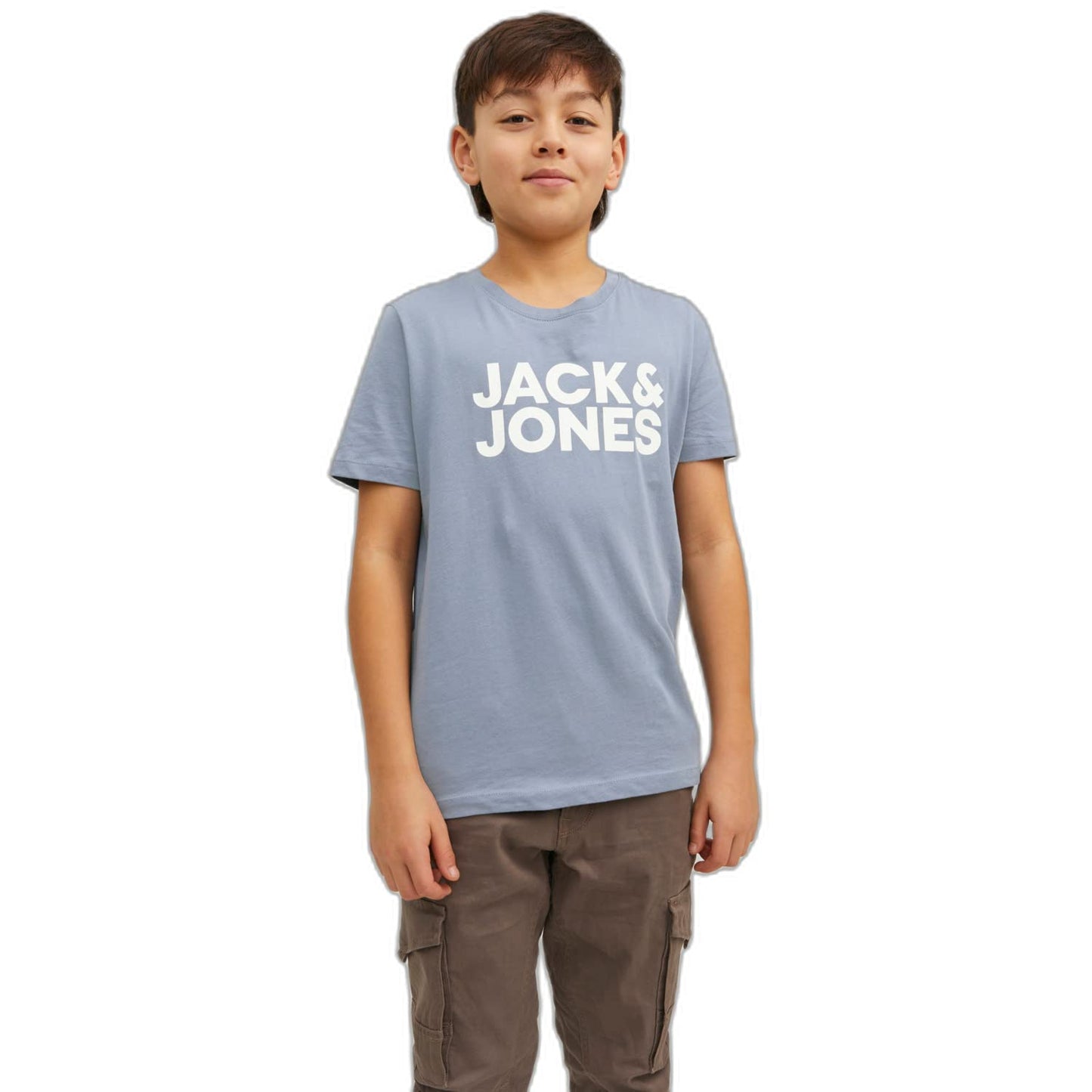 JACK & JONES Jungen Jjecorp Logo Tee Ss Crew Neck Noos Jr T-Shirt