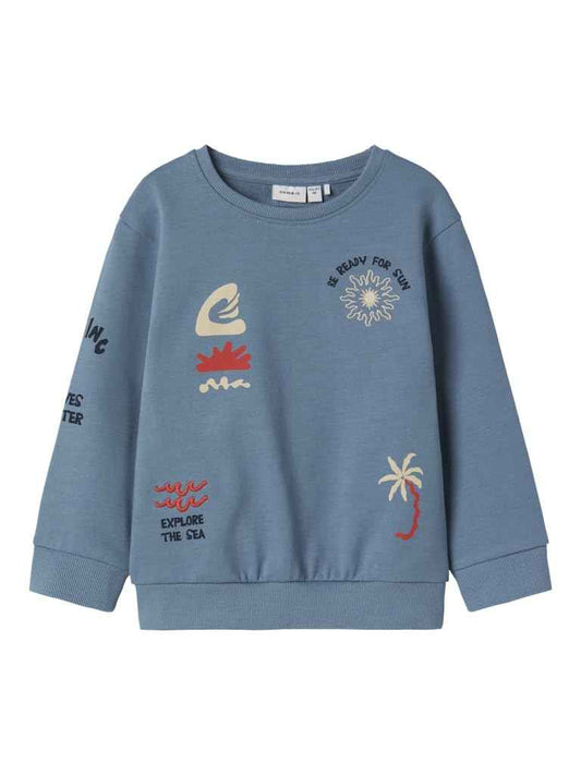 NAME IT Boys Nmmfesab LS Nreg Sweat Unb