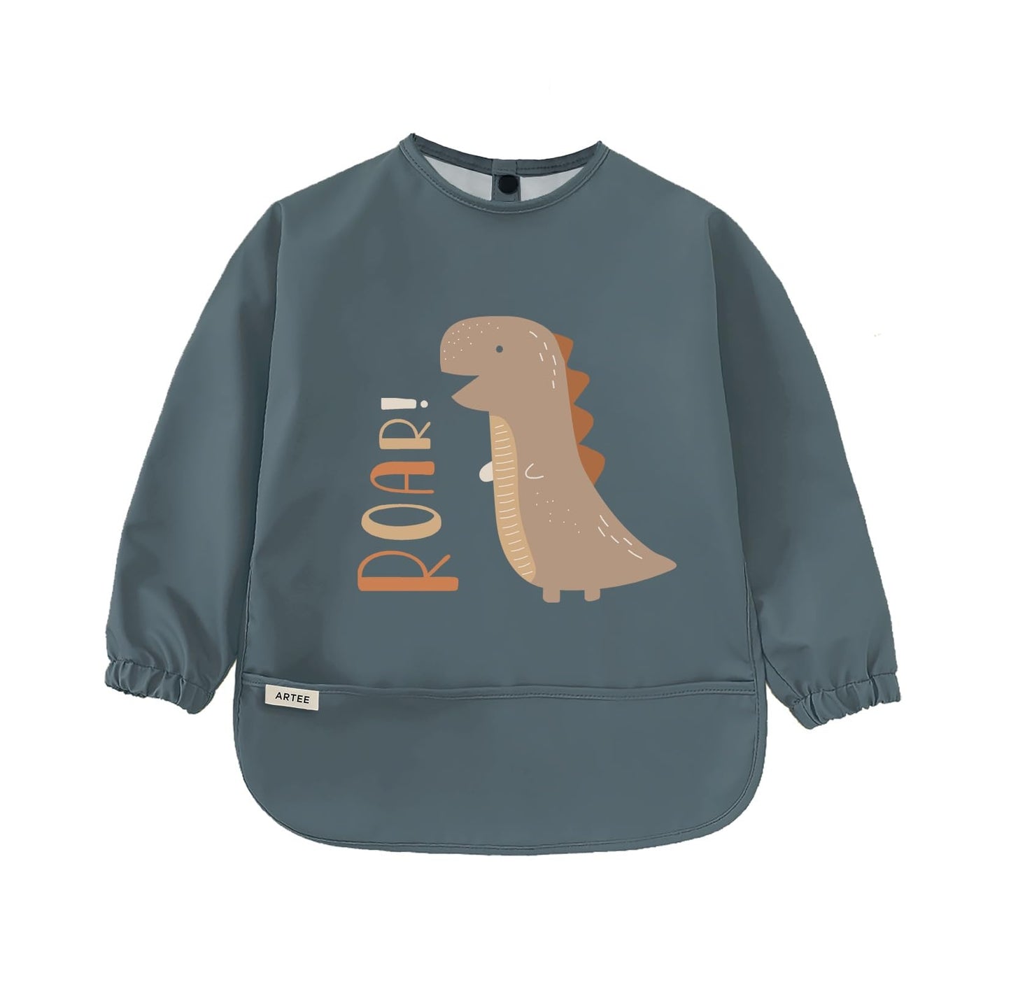 ARTEE Ärmellätzchen beschichtet wasserfest abwischbar Lätzchen mit Ärmeln, Baby, Wasserdichtes Lätzchen, ideal als Geschenk