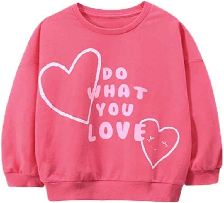 LitBud Mädchen Sweatshirts Einhorn Pullover für Kleinkind Kleidung Top Langarm Jumper Rundhals T Shirt Herbst Winter für Kinder Größe 1-7 Jahre