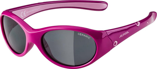 ALPINA FLEXXY GIRL - Mirrored and shatterproof sunglasses with 100% UV protection for children