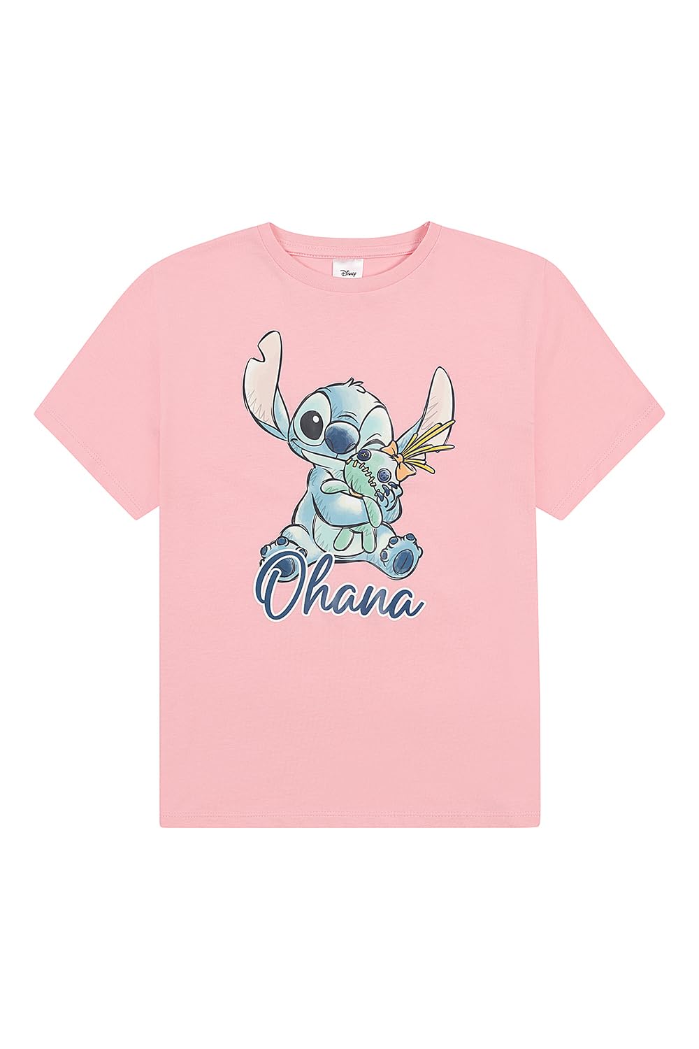 Disney Mädchen 3er-Pack Lilo und Stitch T-Shirts Kinder Angel Sommertop Kurzarm-T-Shirts