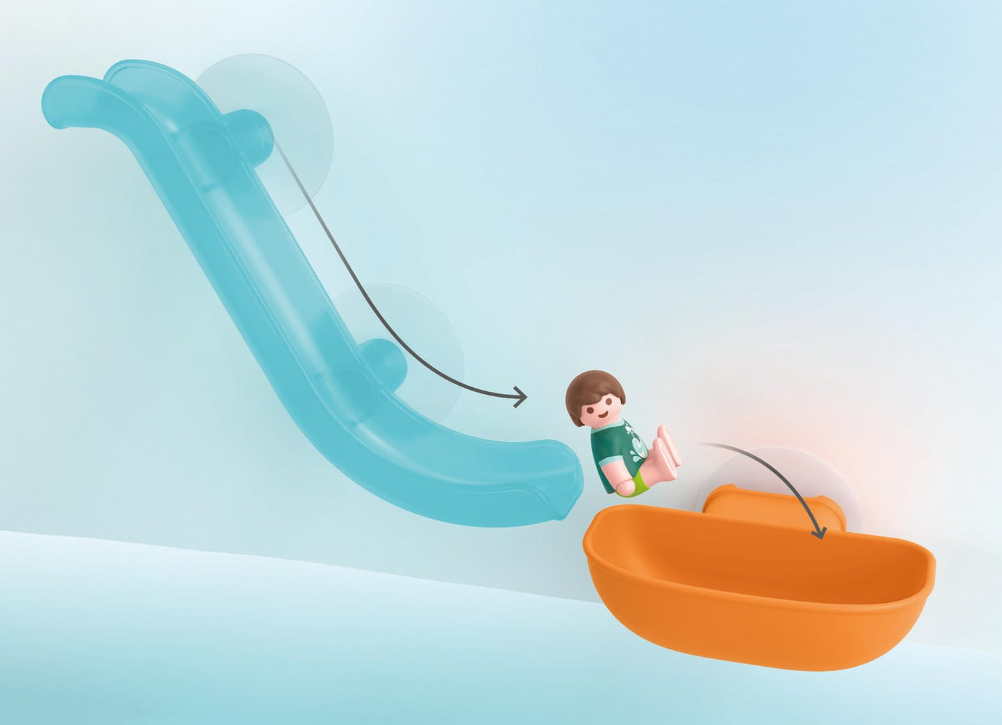 PLAYMOBIL JUNIOR Aqua | Tinti | Buntes U-Boot | nachhaltiges Badewannenspielzeug | Für Kinder ab 1 Jahr | inkl. 3 verschiedenfarbigen Badetabs | 71440