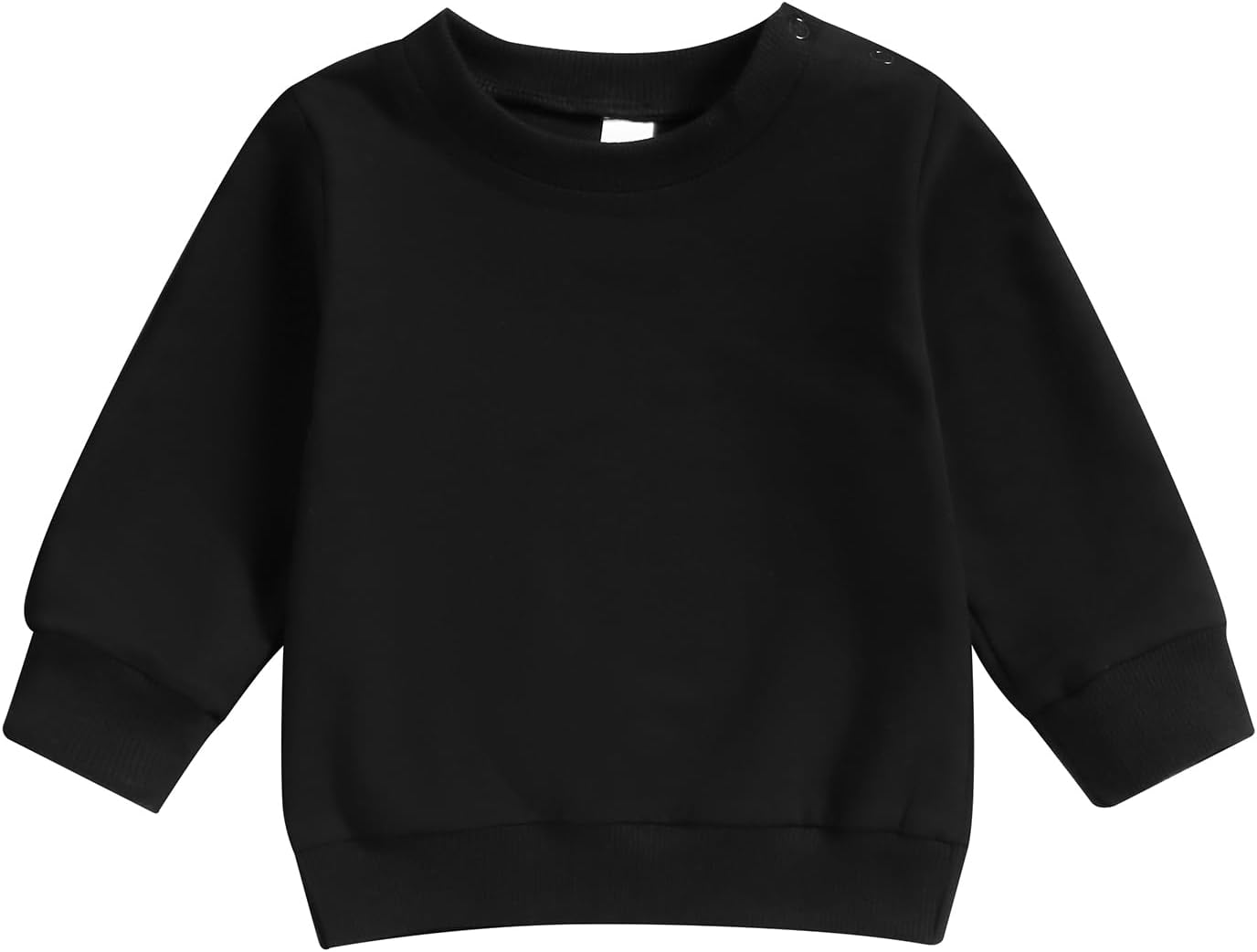 ESSECMBS Kleinkind Baby Jungen Daliy Sweatshirt Kleidung Langarm Rundhalsausschnitt Einfarbig Oberteile Kleiner Junge Frühling Herbst Baumwolle Hemd Kleidung