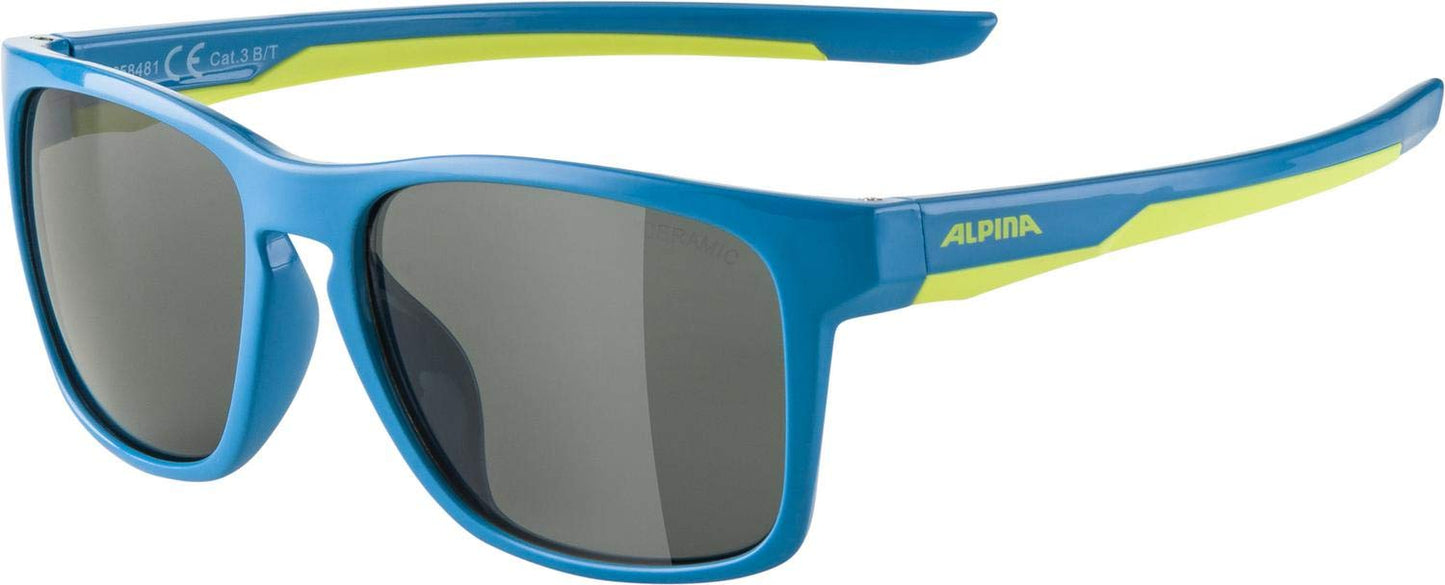 ALPINA FLEXXY COOL KIDS I - Flexible und verspiegelte Sportbrille für Kinder, Beschlagfrei, besonders bruchsicher, mit UV-A-, B- & -C-Schutz