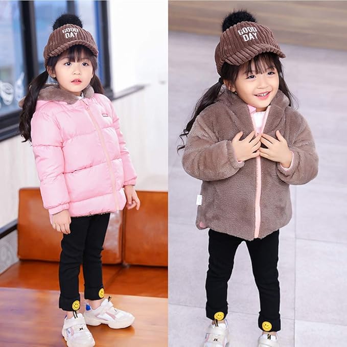 Baby Winter Fleece Coat Kids Boys Jacket Outwear Girls Padded Clothing