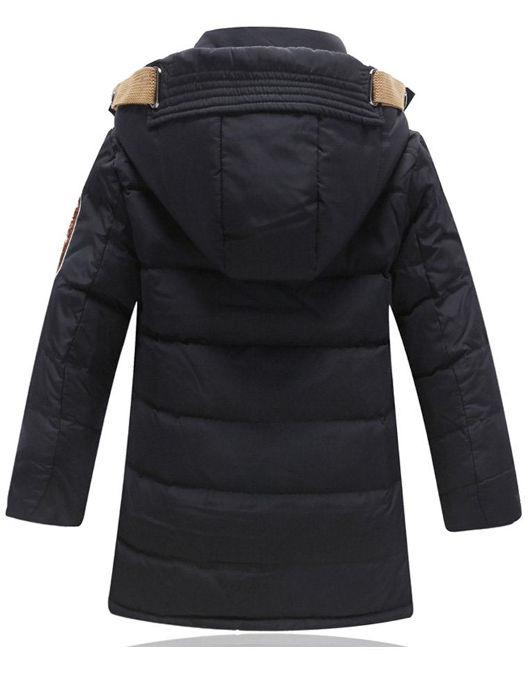 Vogstyle Boy's Winter Jacket with Hood, Jackets, Blouson, Hooded Children's Parka, Warm Blouson, Winter Coat