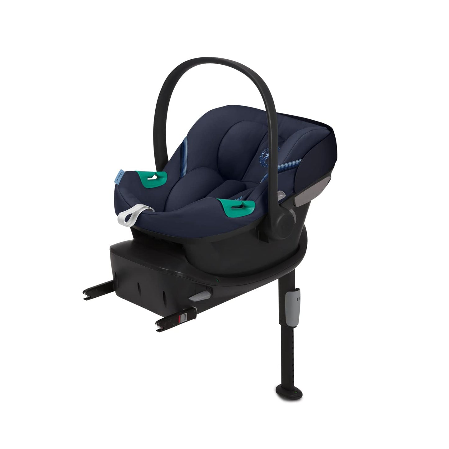 CYBEX Gold Babyschale Aton S2 i-Size, Ab Geburt bis ca. 24 Monate, Max. 13 kg, Inkl. Neugeboreneneinlage, SensorSafe kompatibel, Ocean Blue - Meloni2