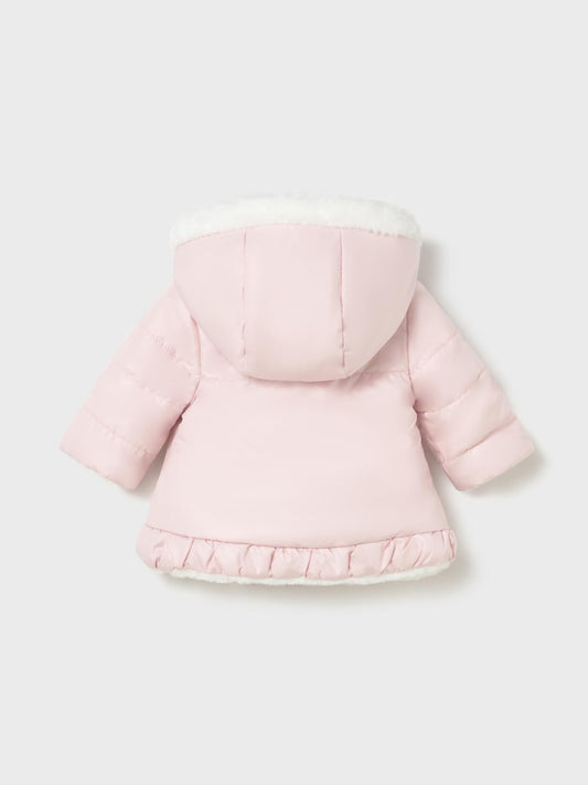 Mayoral Baby Girls Reversible Jacket Baby Pink